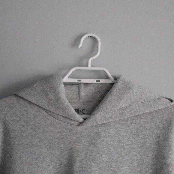 Uniqlo Unisex Grey Sz S Oversized Comfy Hooded Sweater Pullover Sweater - Picture 4 of 11